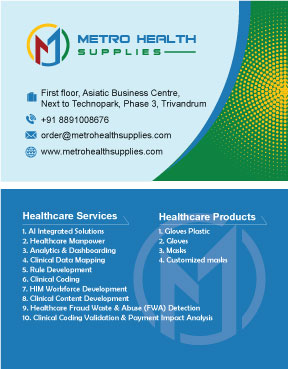 Metro Health Supplier Brochure design (Top Brochure Designer in India)